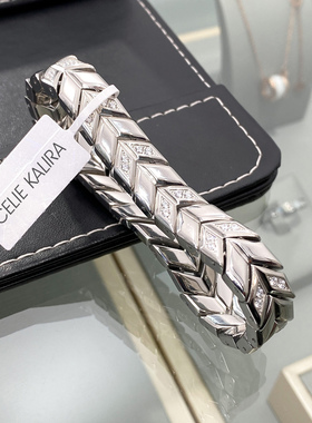 轻奢镶钻麦穗节男女插扣手链