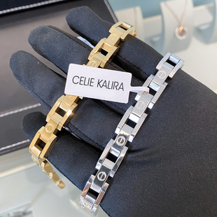 官方正品 KALRA简约高级表带手链潮流男女手链小众情侣礼物 CELIE