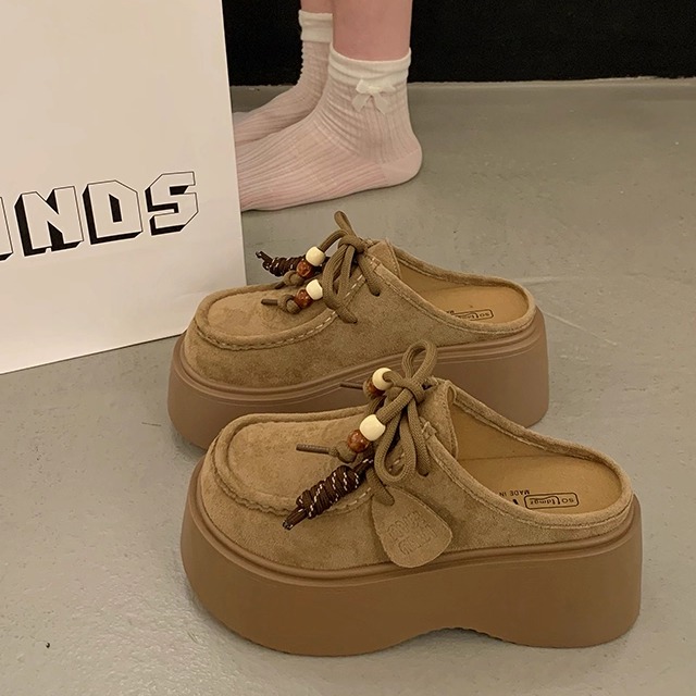 山吉复古包头鞋2025新款