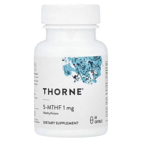 Thorne 5-甲基四氢叶酸5-MTHF1毫克60粒备孕孕期心脏健康胎儿发育
