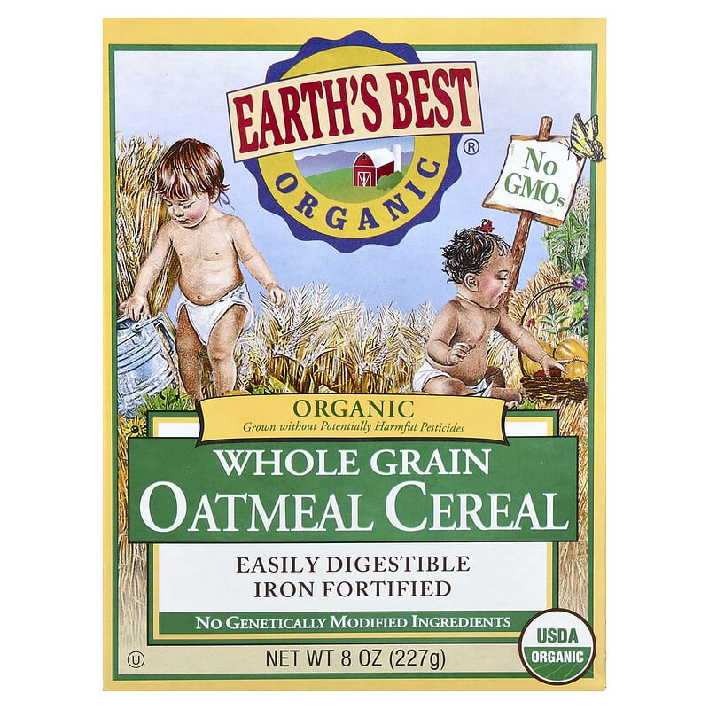 Earth's Best有机全谷物燕麦片