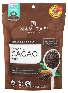美国Navitas Organics有机可可碎，8 盎司（227 克）