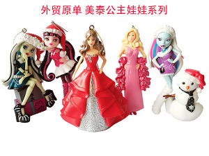 出口 美泰 搪胶玩具公主系列玩具 精灵高中动漫周边玩具