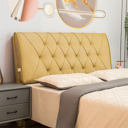 猫抓布科技布海绵软包床头靠背垫