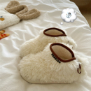 绒绒雪人脚~！毛茸茸ins保暖包跟毛毛棉拖鞋女外穿冬季加绒雪地靴