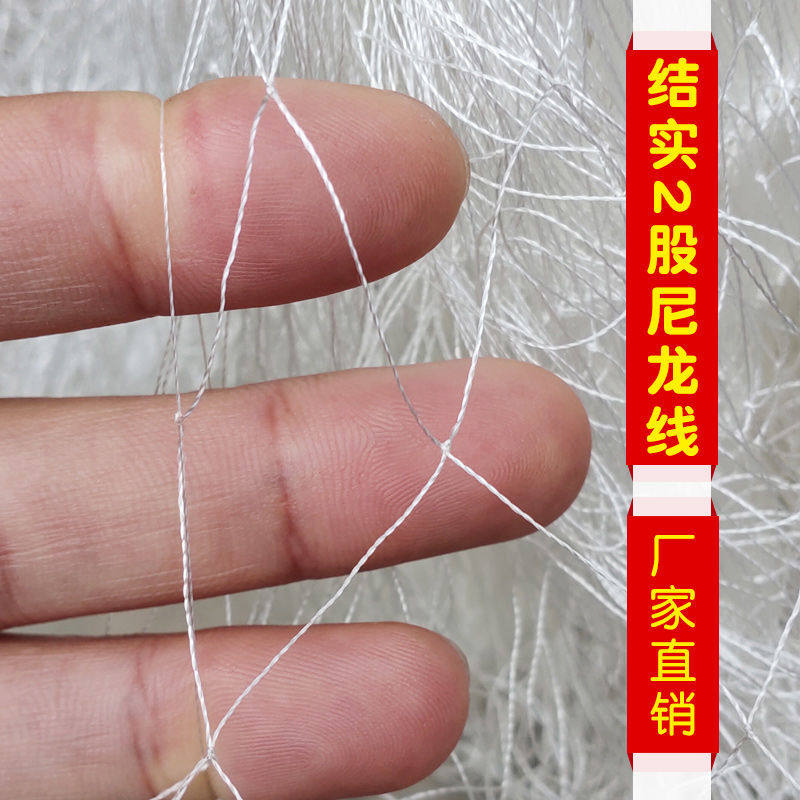 三层沉网尼龙线粘网加粗粘鱼网