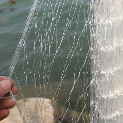 尼龙线粘网沾网三层沉网大鱼网