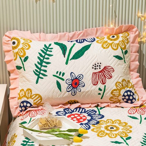 碎花枕套一对全棉纯棉枕头套