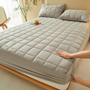 全棉床垫罩学生宿舍床笠单件保护套双面全包围拉链式床单床罩床套