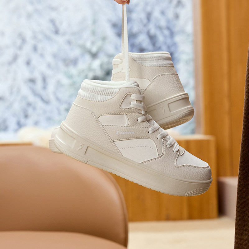 361加绒鞋女鞋运动鞋2025冬季棉鞋加毛保暖鞋休闲鞋子高帮板鞋女,女鞋,时尚休闲鞋,淘宝优惠券,粉丝福利购,淘宝优惠卷