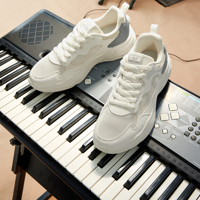 361运动鞋男2025年冬季新款厚底百搭轻便网面跑步休闲鞋鞋子男鞋 - 封面