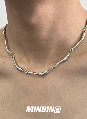 高级感锁骨链不规则冷淡风