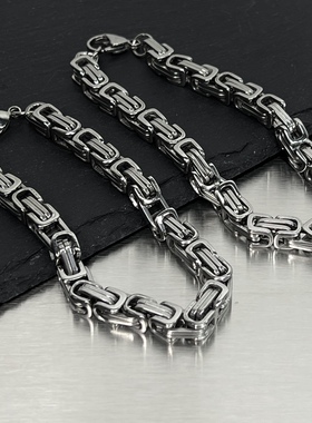 霸气帝王链钛钢手链男士