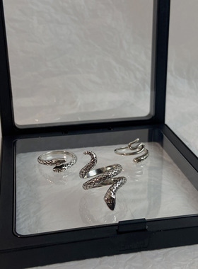 设计感朋克蹦迪戒指ins嘻哈夸张