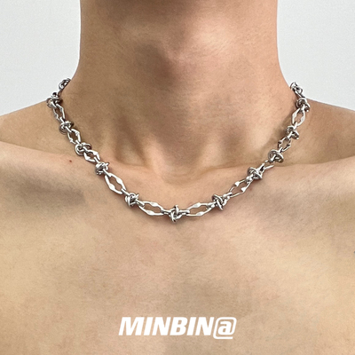 不掉色钛钢项链基础款