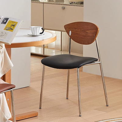 木小咖实木餐椅简约现代餐厅靠背椅休闲北欧餐厅椅子家用椅子合集