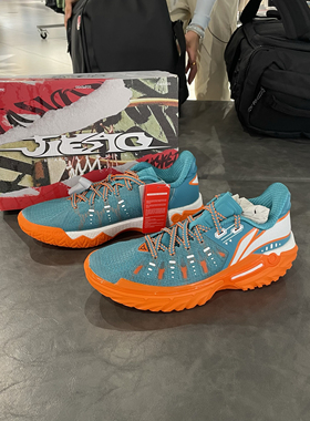 李宁桀骜2代男子2025新款轻量透气防滑减震实战篮球运动鞋ABFV013