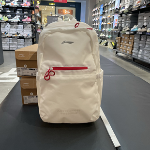 时尚 健身系列男女同款 防泼水背包ABSV111 新款 李宁双肩包2025夏季