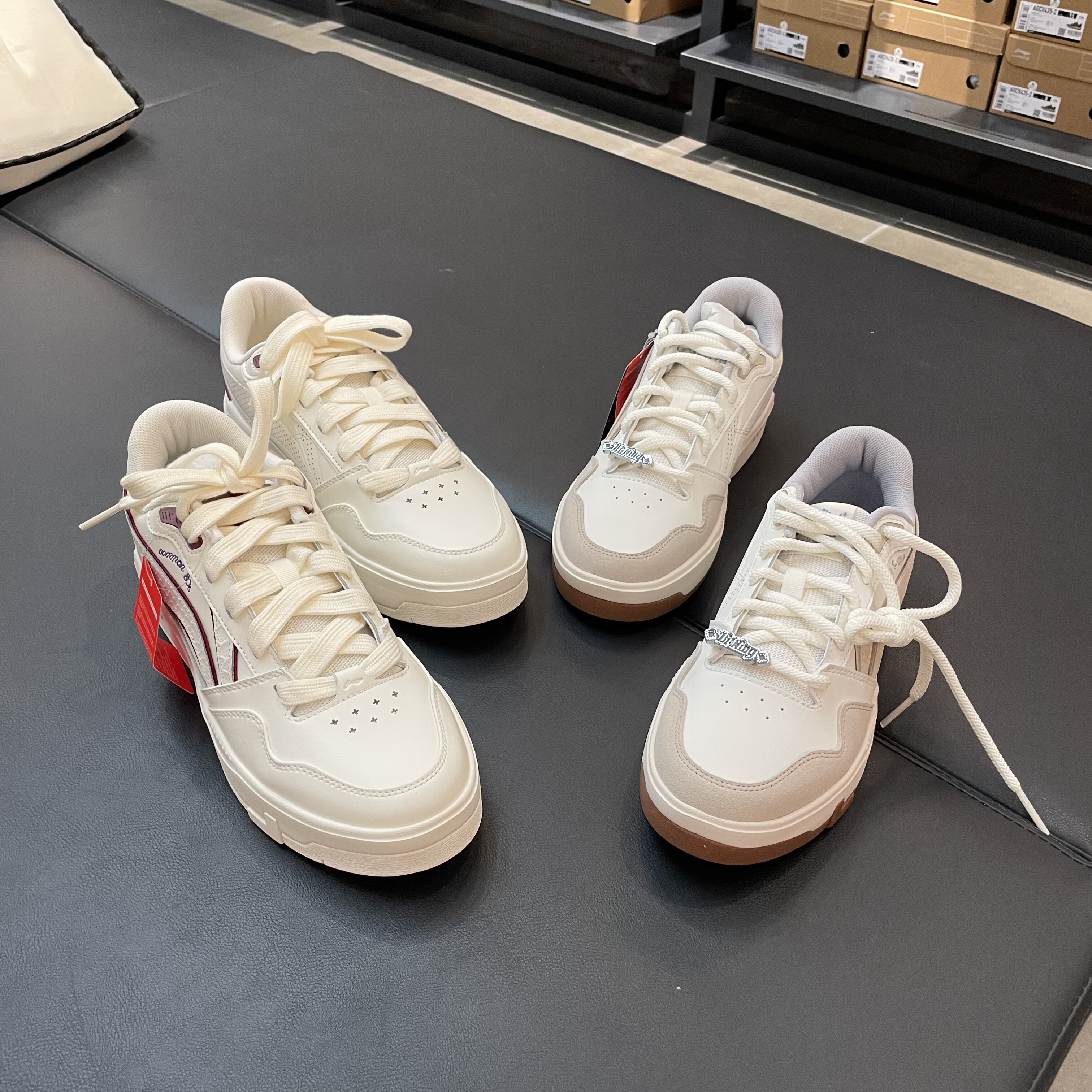 李宁男春COMMON80s经典休闲板鞋