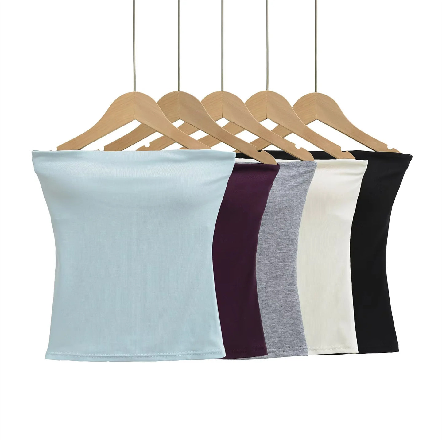 辣妹灰色无肩带抹胸背心女夏外穿带胸垫紧身性感裹胸打底内搭上衣,女装/女士精品,抹胸,淘宝优惠券,粉丝福利购,淘宝优惠卷