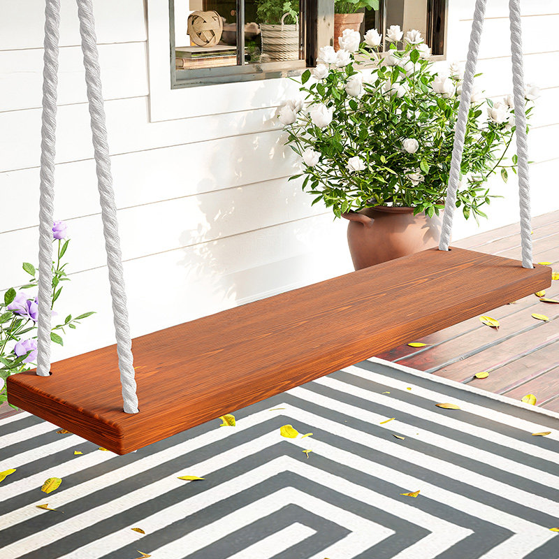 庭院荡秋千户外儿童家庭吊椅室外别墅院子防腐木花园悬挂秋千吊篮