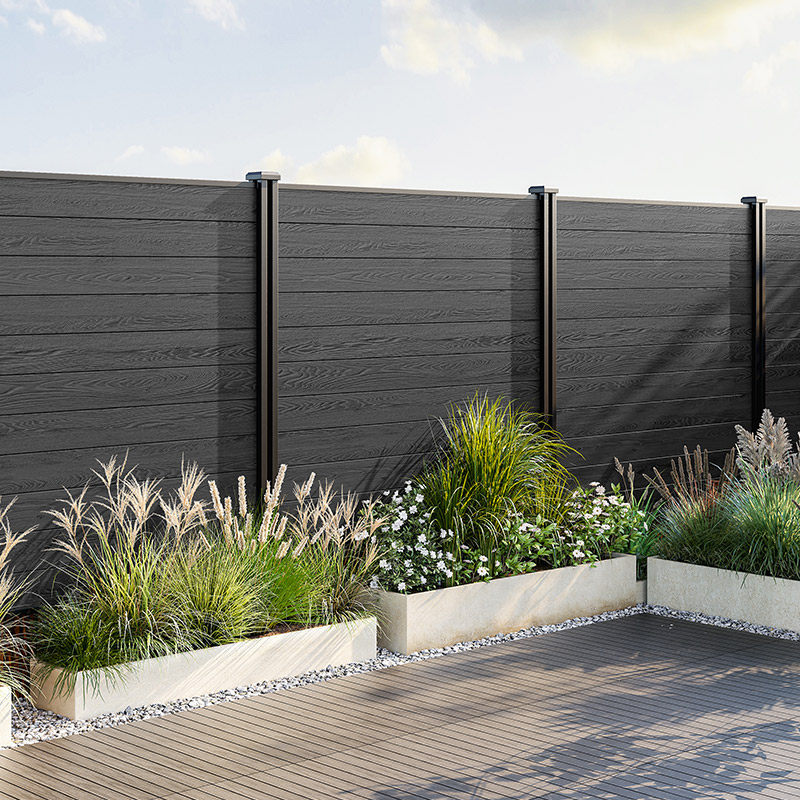 露台塑木栅栏天台栏杆楼顶围栏防腐木围护栏中式户外木塑篱笆围挡