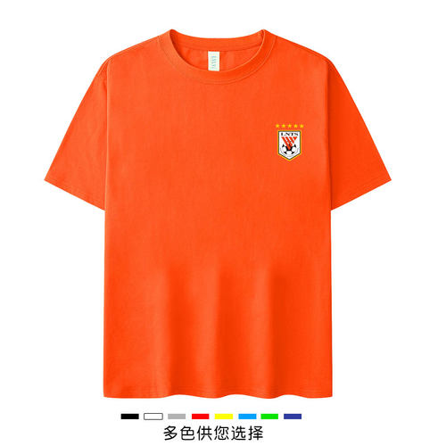 山东鲁能泰山队服短袖t恤衫男女