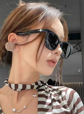 新款太阳镜女明星同款GM眼镜男潮个性时尚百搭网红遮阳方框墨镜女