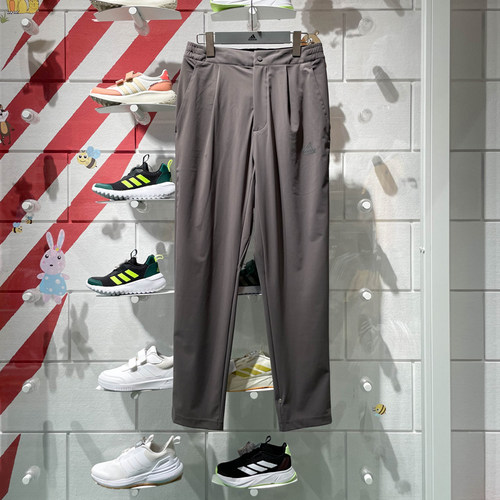 阿迪达斯男裤2024夏季新款速干运动休闲凉感防晒透气九分裤JD5232