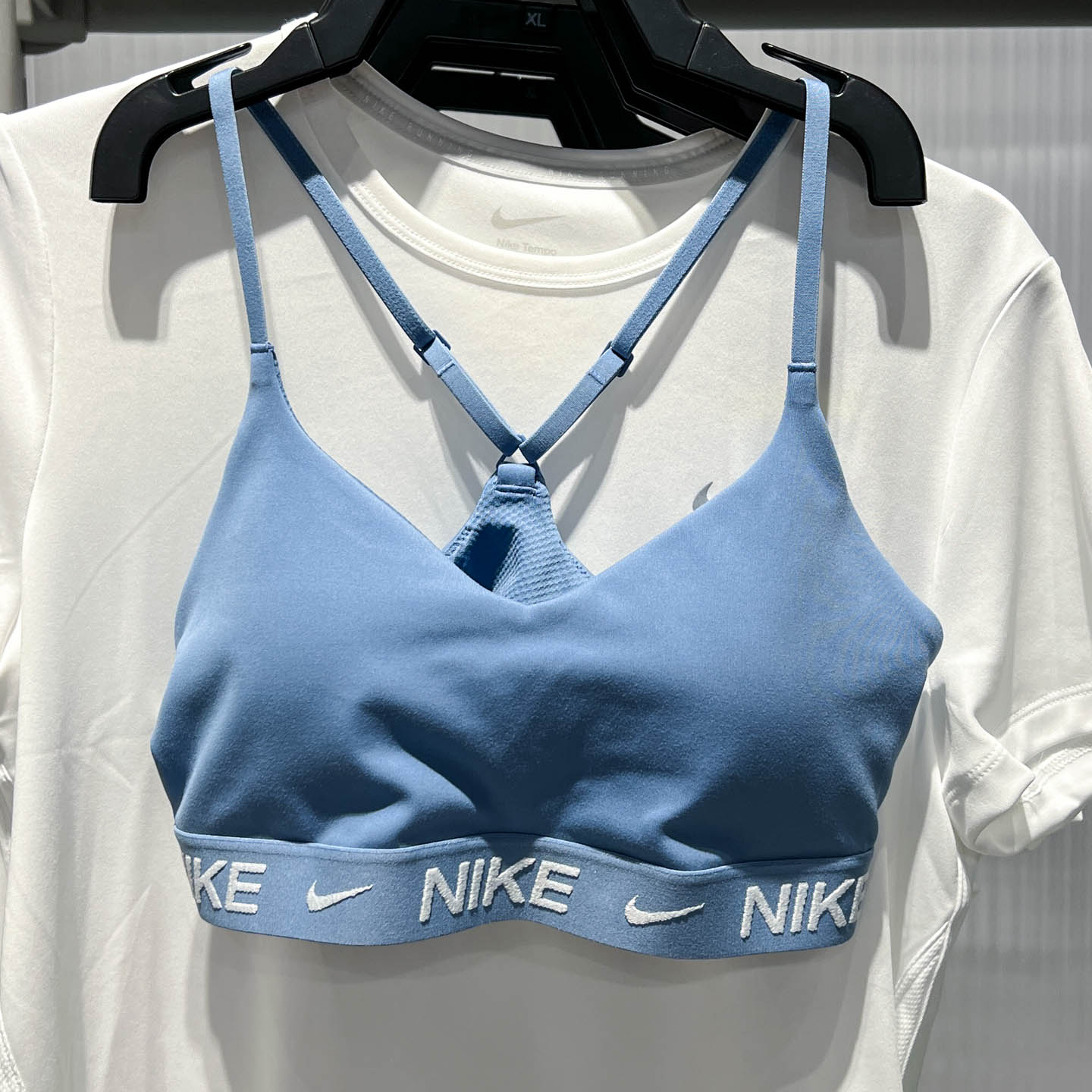 正品耐克运动内衣女2026秋低强度衬垫瑜伽运动吊带文胸FD1063-486
