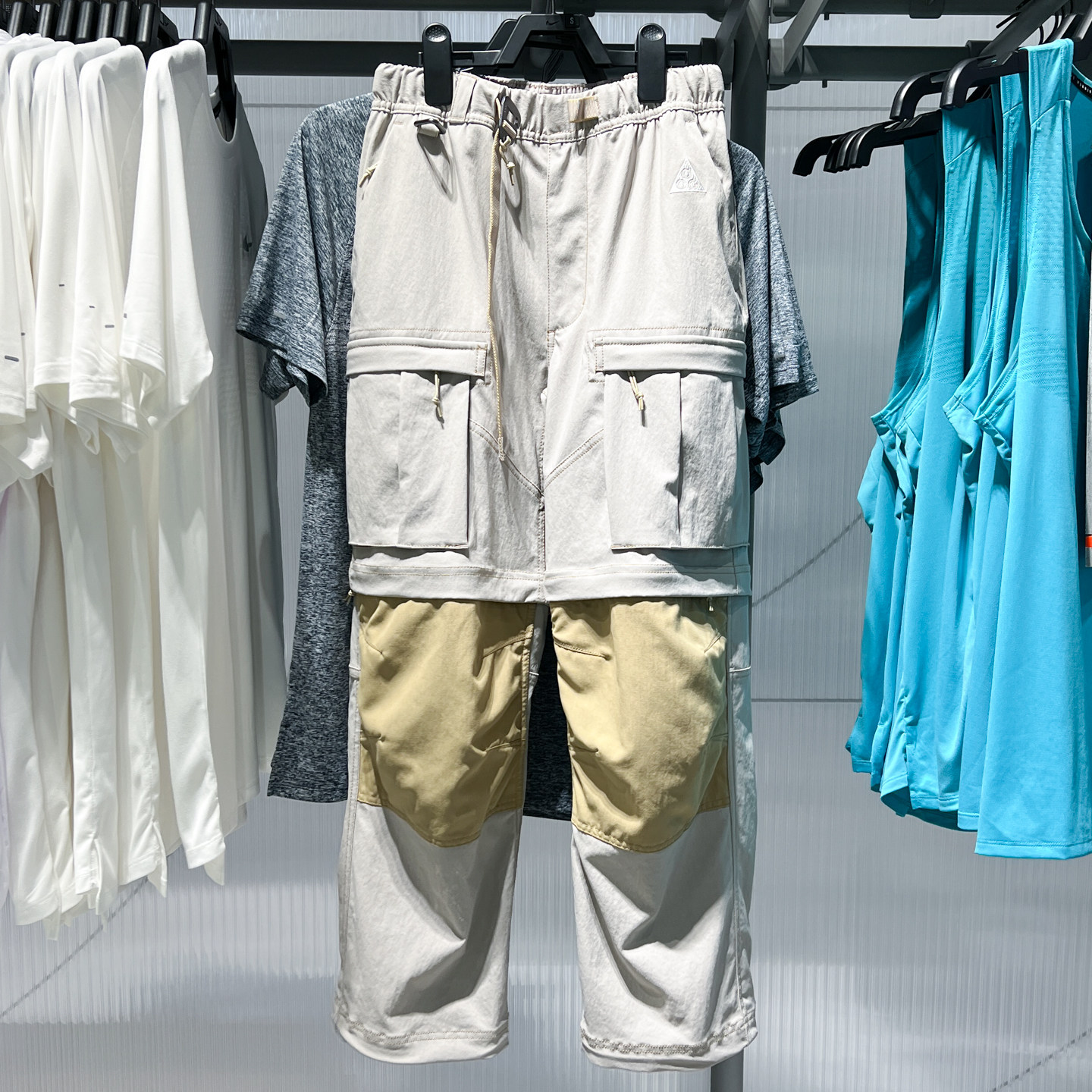 耐克男裤2025夏ACG防水登山冲锋宽松工装休闲运动长裤 FN0429-009