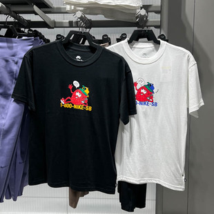 010 耐克男子2025夏季 T恤HV1303 简约舒适透气运动休闲短袖 100 款