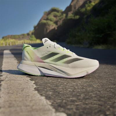 阿迪达斯男鞋2024新款ADIZERO BOSTON 12玻纤柱专业跑步鞋 IG3321