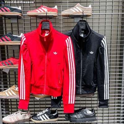 阿迪达斯三叶草女装2026春款时尚运动休闲夹克外套 KS1362 KS1363