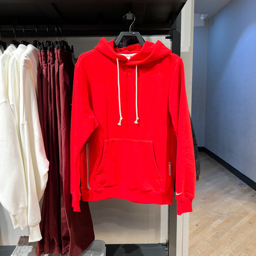 Nike耐克男子2025春季新款速干篮球运动舒适连帽套头衫FZ0219-657