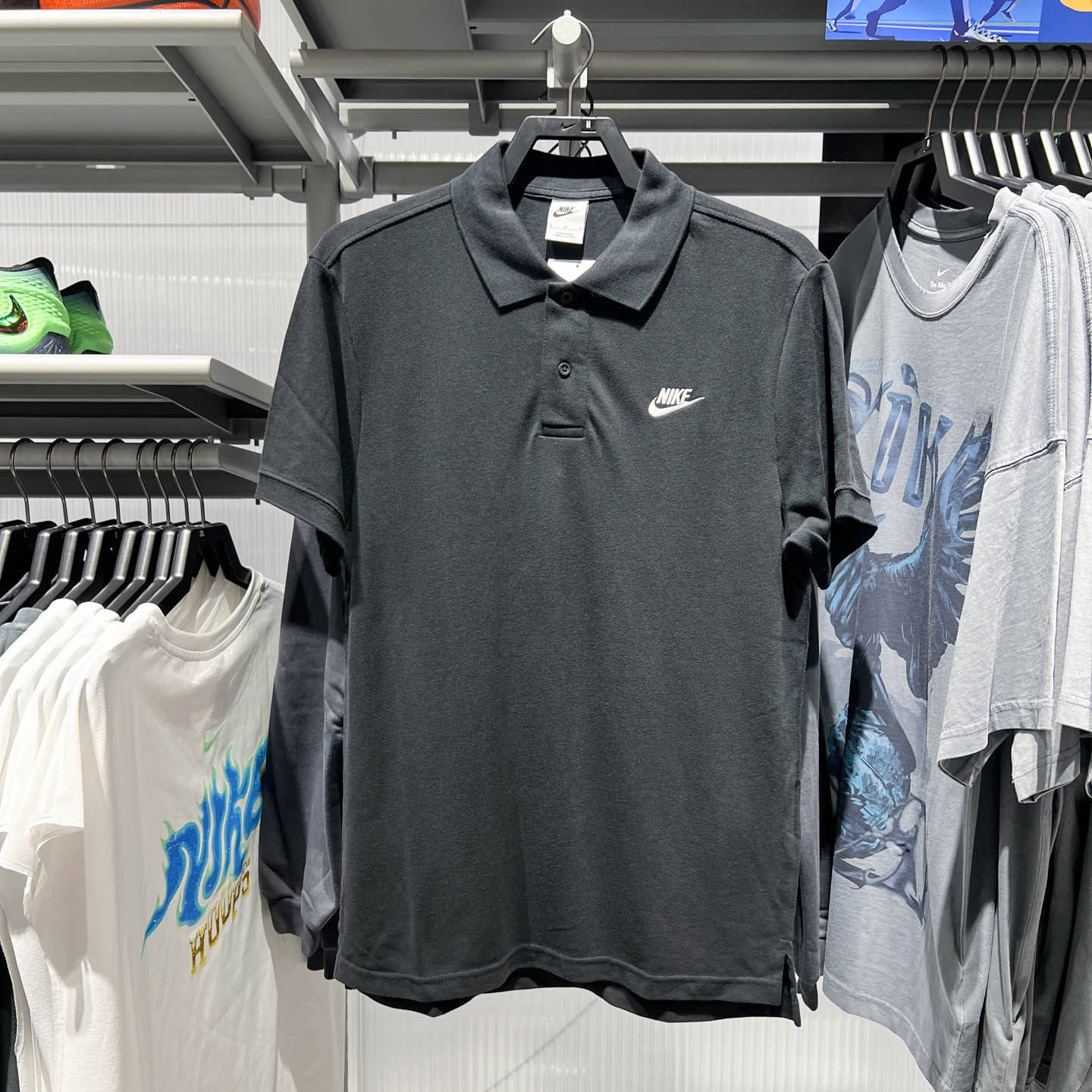 正品耐克男子2026秋季新款翻领POLO衫运动服休闲短袖恤CJ4457-010
