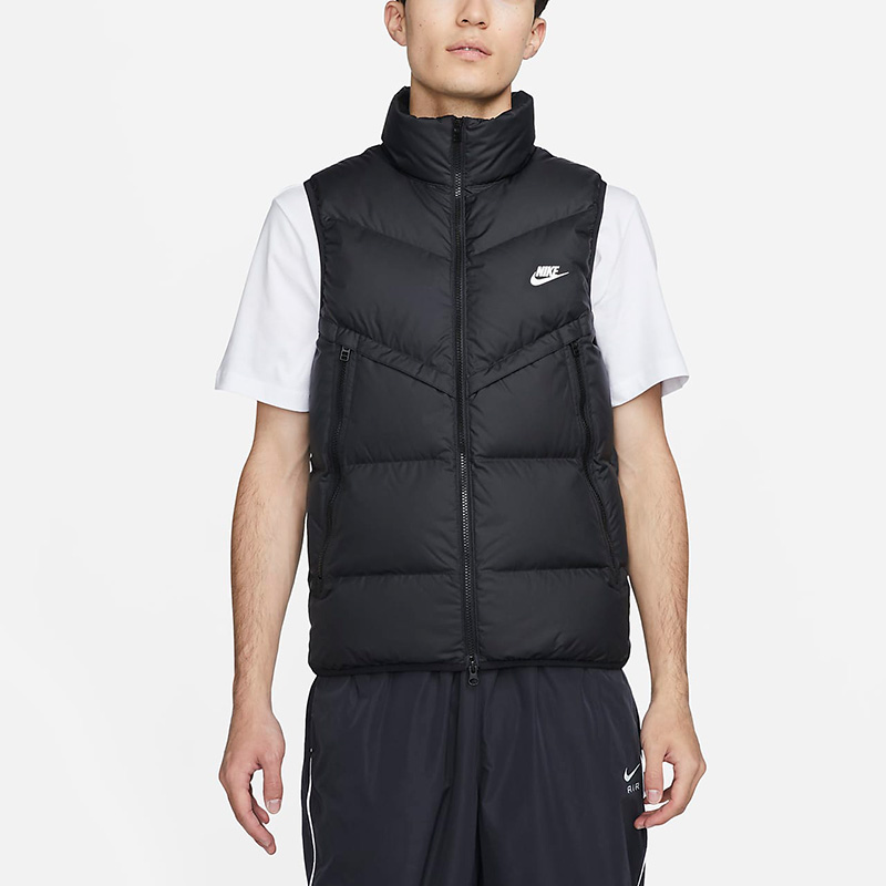 Nike耐克男子2024新款风行者系列防风拒水保暖羽绒马甲DV1136-010