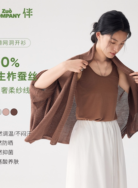 微透肌理网眼慵懒蝙蝠袖开衫