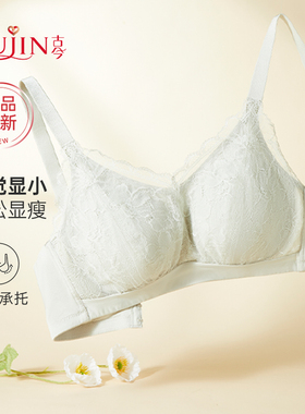 【商城同款】内衣女小胸聚拢薄款收副乳防下垂蕾丝胸罩GEA05007