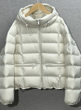 爆款排骨羽绒服女2025新款90白鸭绒小个子短款泡芙显瘦加厚外套潮