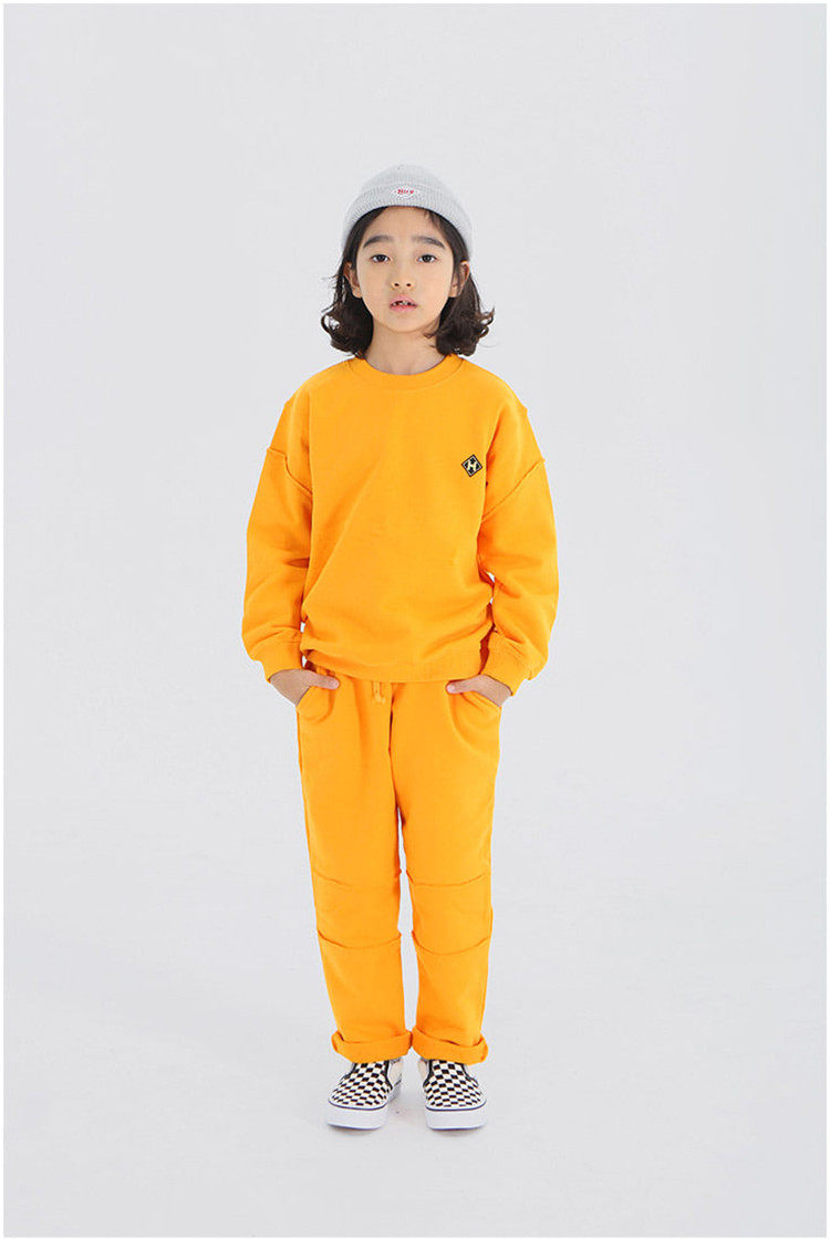 特价HIRO童装春秋季 男女儿童中小童毛圈棉亮色休闲运动卫衣