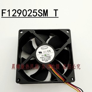 EVERFLOW 9025 F129025SM T DC12V 0.18A 三线CPU 四方形散热风扇