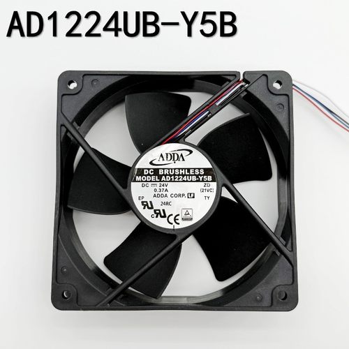 全新ADDA 12CM AD1224UB-Y51/Y53/Y5B 24V 0.37A变频器散热风扇