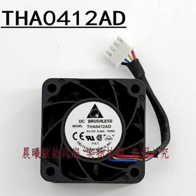 全新原装台达 4020 THA0412AD 12V 0.60A PWM调速暴力散热风扇4CM