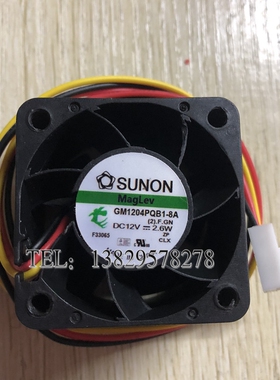 原装建准 GM1204PQB1-8A RADWARE 4016 风扇4028 12V 2.6W
