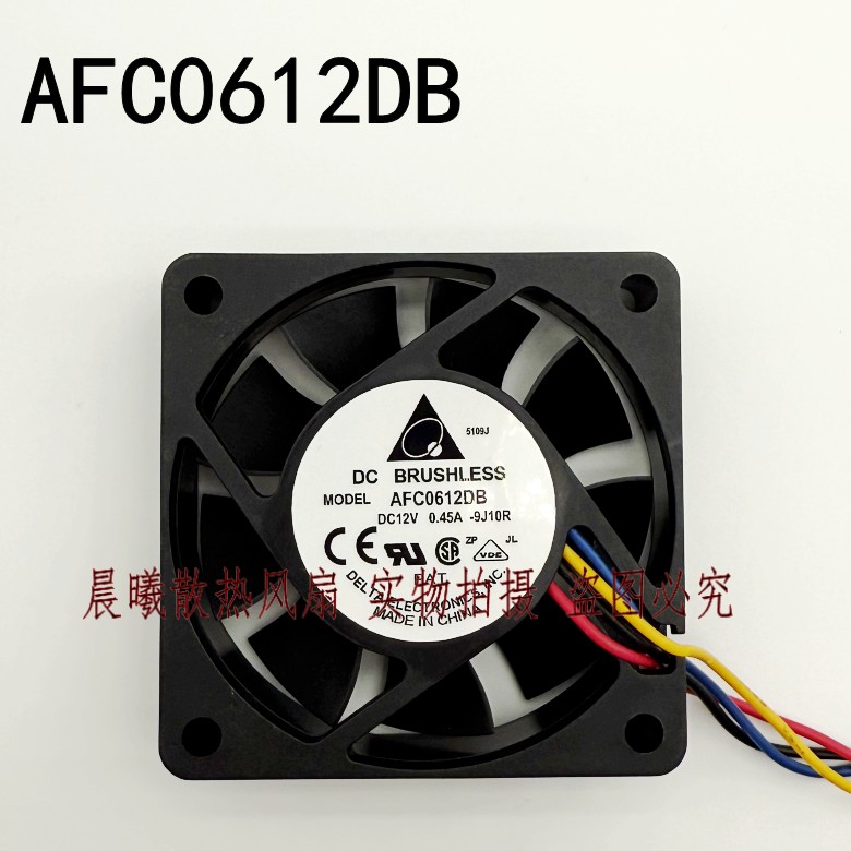 台达 AFC0612DB 6015 12V 0.45A 6CM厘米 4线温控 大风量 CPU风扇图片