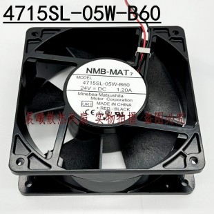 原装 05W 1.20A 变频器散热风扇 4715SL DC24V 12CM MAT NMB B60