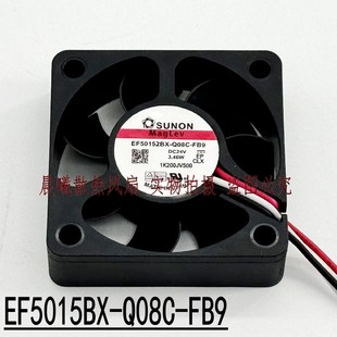 EF5015BX Q08C 5015 SUNON 散热风扇 3.46 建准 DV24V 全新 FB9
