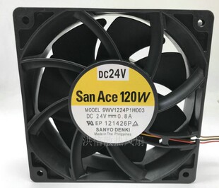 SANYO/三洋 9WV1224P1H003 12038 DC24V 0.8A 4线 12厘米散热风扇