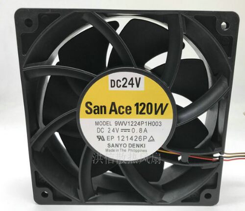 SANYO/三洋 9WV1224P1H003 12038 DC24V 0.8A 4线 12厘米散热风扇